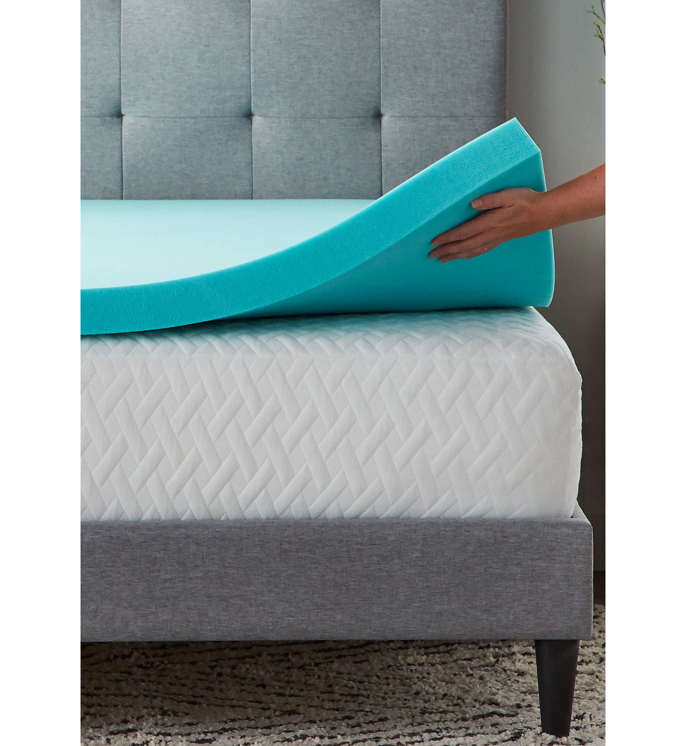 Dream Collection 3 inch Gel Memory Foam Mattress Topper