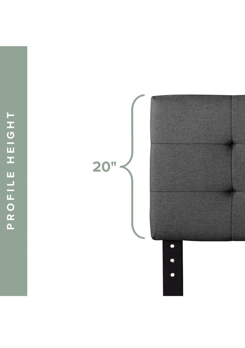 Square Tufted Mid-Rise Headboard