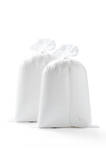2 Pack Fiber and Shredded Foam Pillow with Zippered Inner Cover