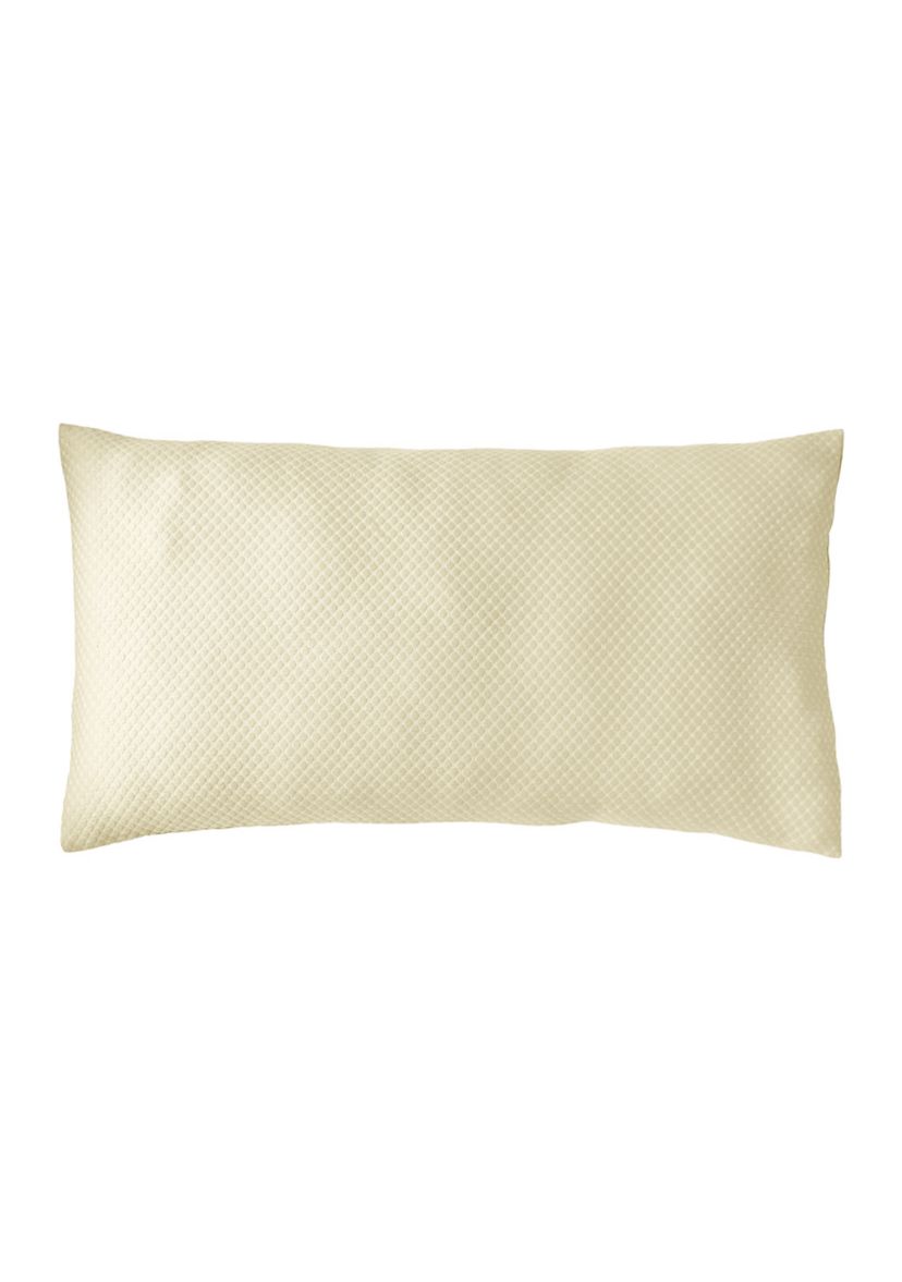 Sophia Collection Diamond Design 100% Poly-Cotton Blend Matelasse Weave Unique Luxurious King Sham