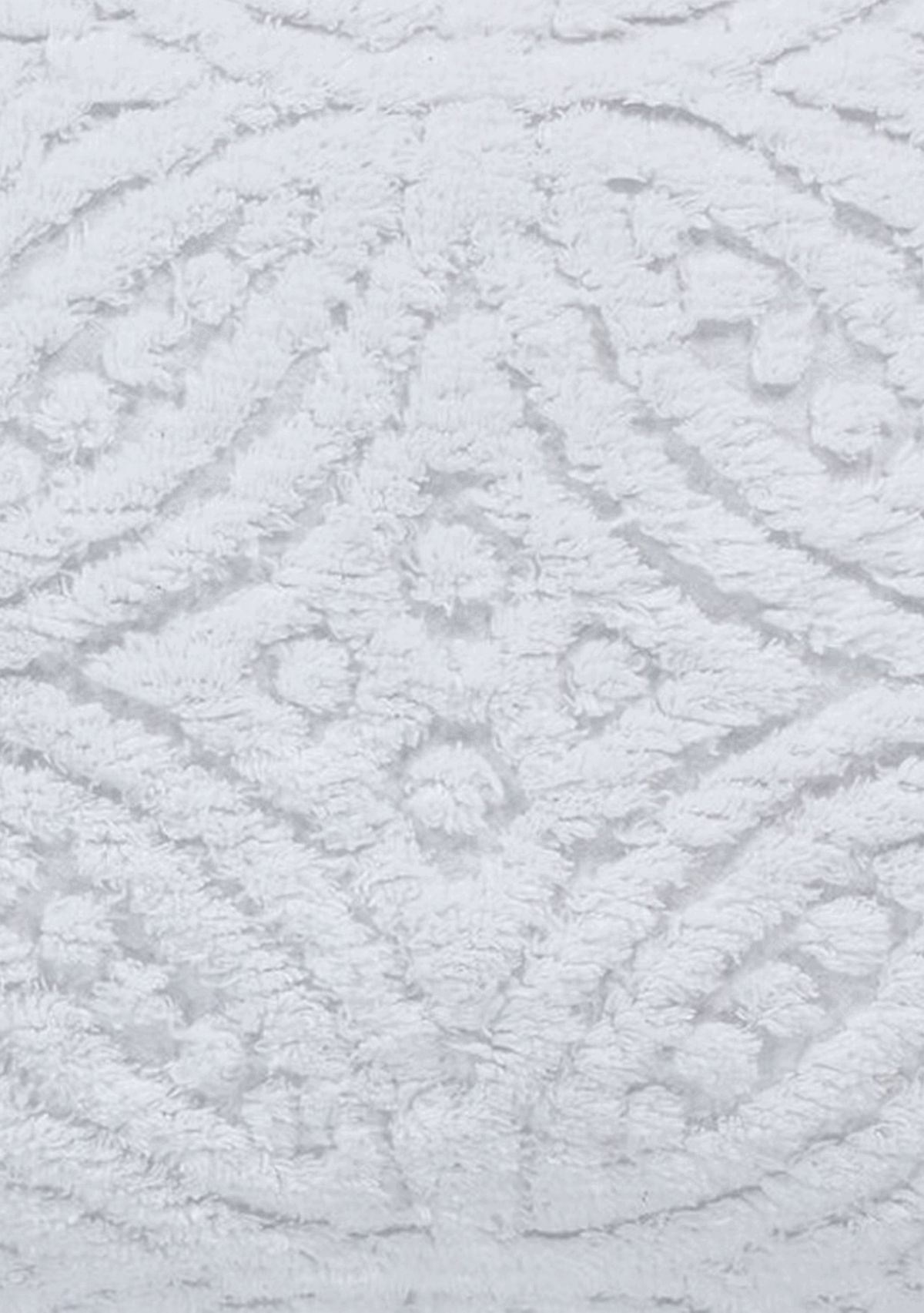 Wedding Ring Collection Loop Design 100% Cotton Tufted Unique Luxurious Machine Bedspread