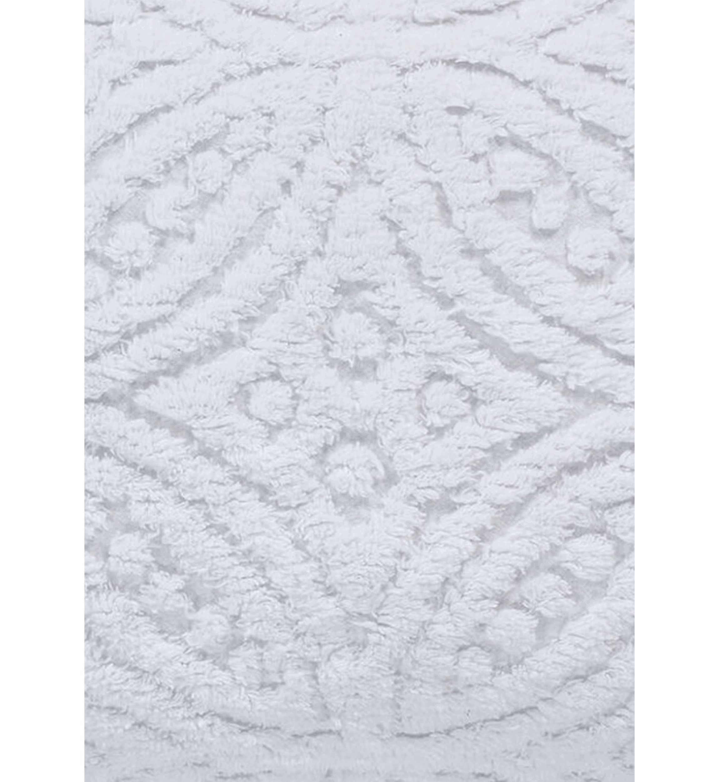 Wedding Ring Collection Loop Design 100% Cotton Tufted Unique Luxurious Machine Bedspread