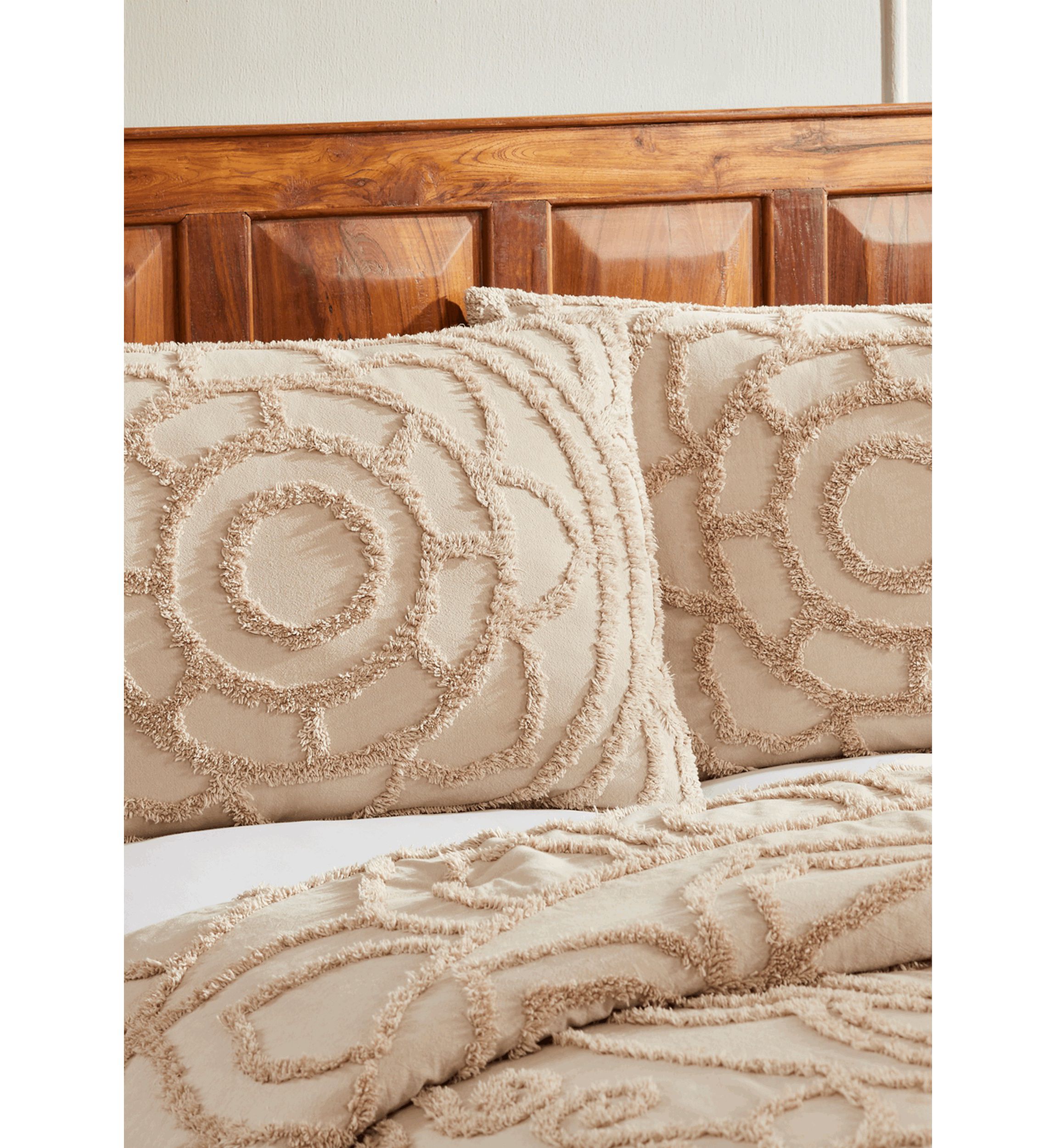 Cleo Comforter Set 100% Cotton Tufted Unique Luxurious Soft Plush Chenille