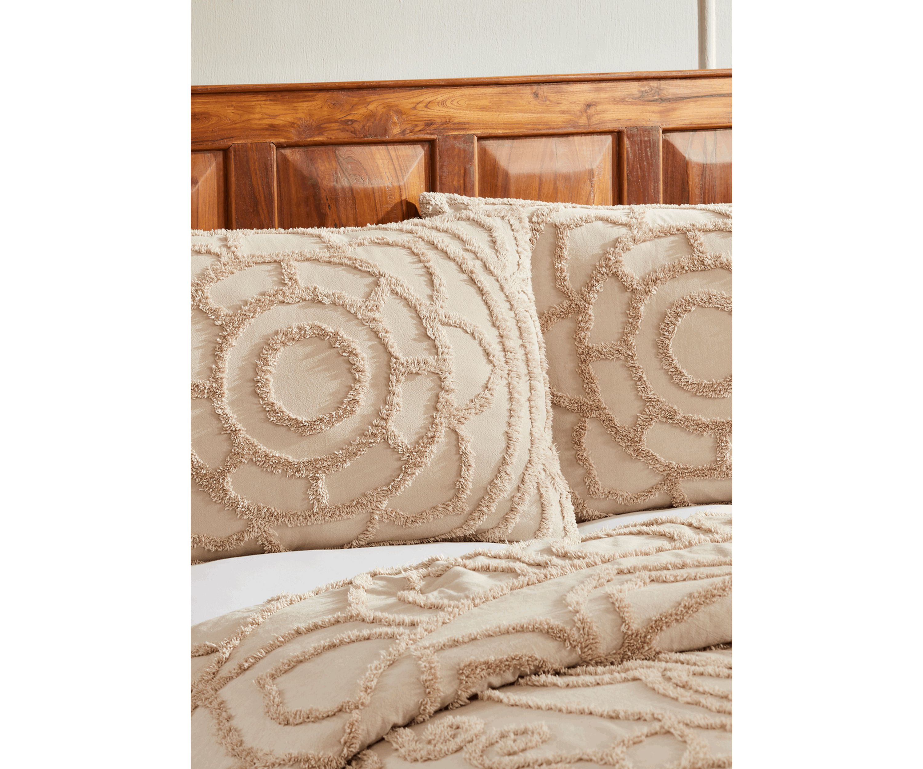 Cleo Comforter Set 100% Cotton Tufted Unique Luxurious Soft Plush Chenille