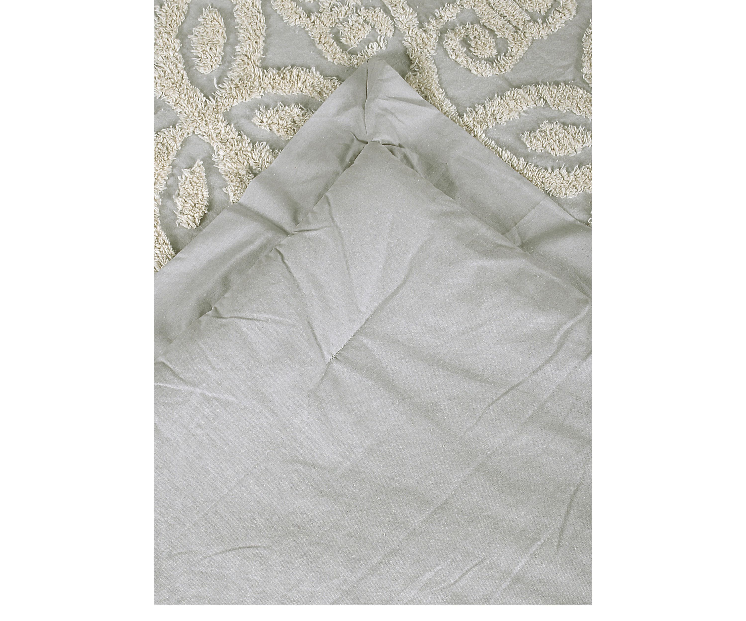 Eden Comforter Set 100% Cotton Tufted Unique Luxurious Soft Plush Chenille
