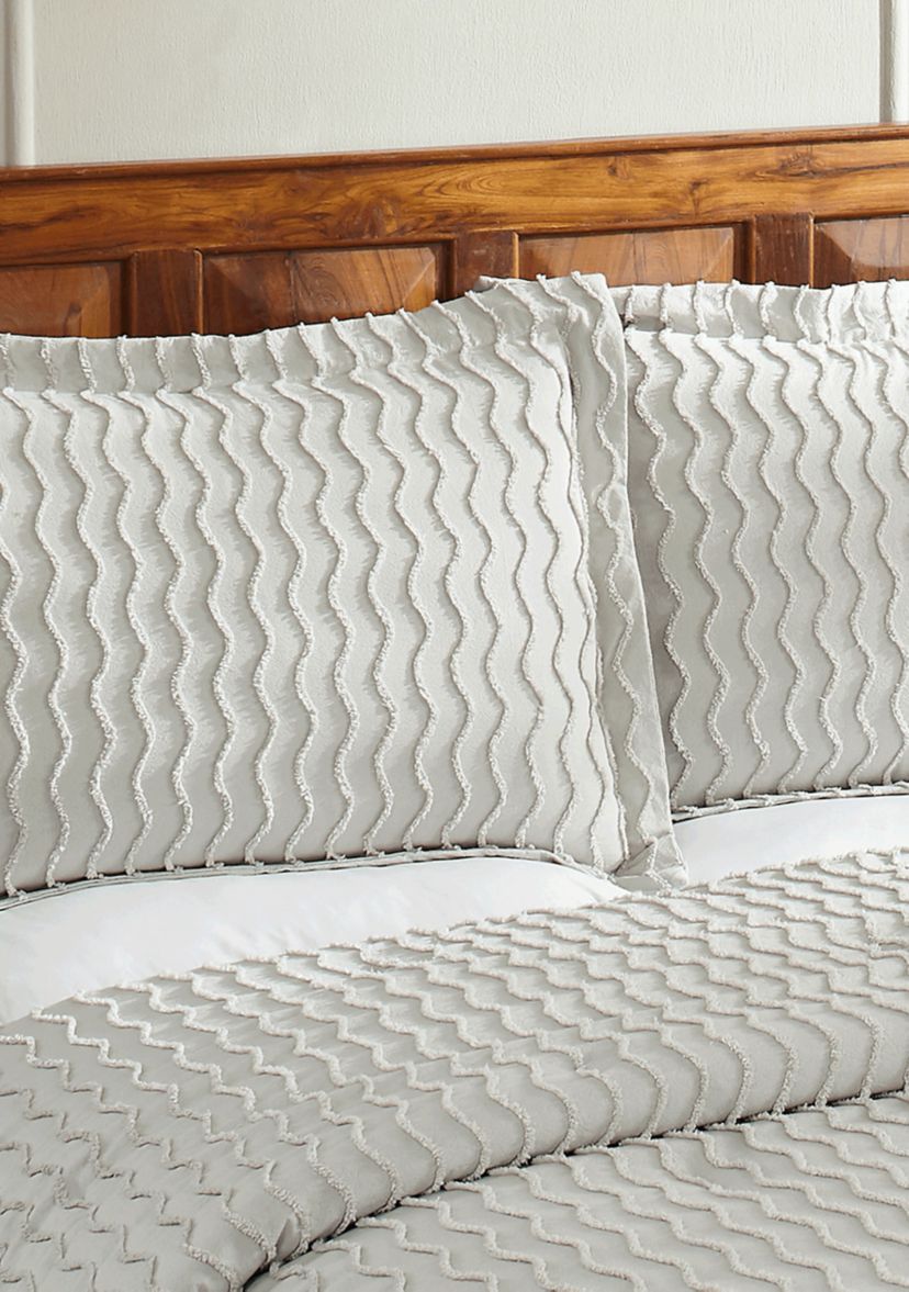 Isabella Comforter Set 100% Cotton Tufted Unique Luxurious Soft Plush Chenille