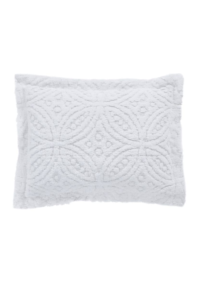 Wedding Ring Comforter Set 100% Cotton Tufted Unique Luxurious Soft Plush Chenille