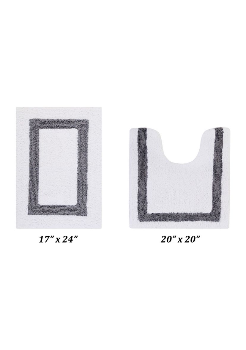 Hotel Collection Ultra Soft, Plush and Absorbent Tufted Cotton Bath Mat Rug