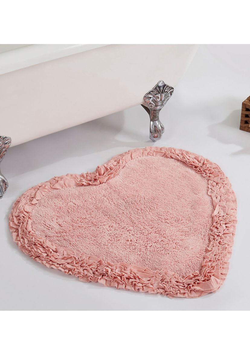 Shaggy Border Collection Ultra Soft, Plush and Absorbent Tufted Bath Mat Rug 