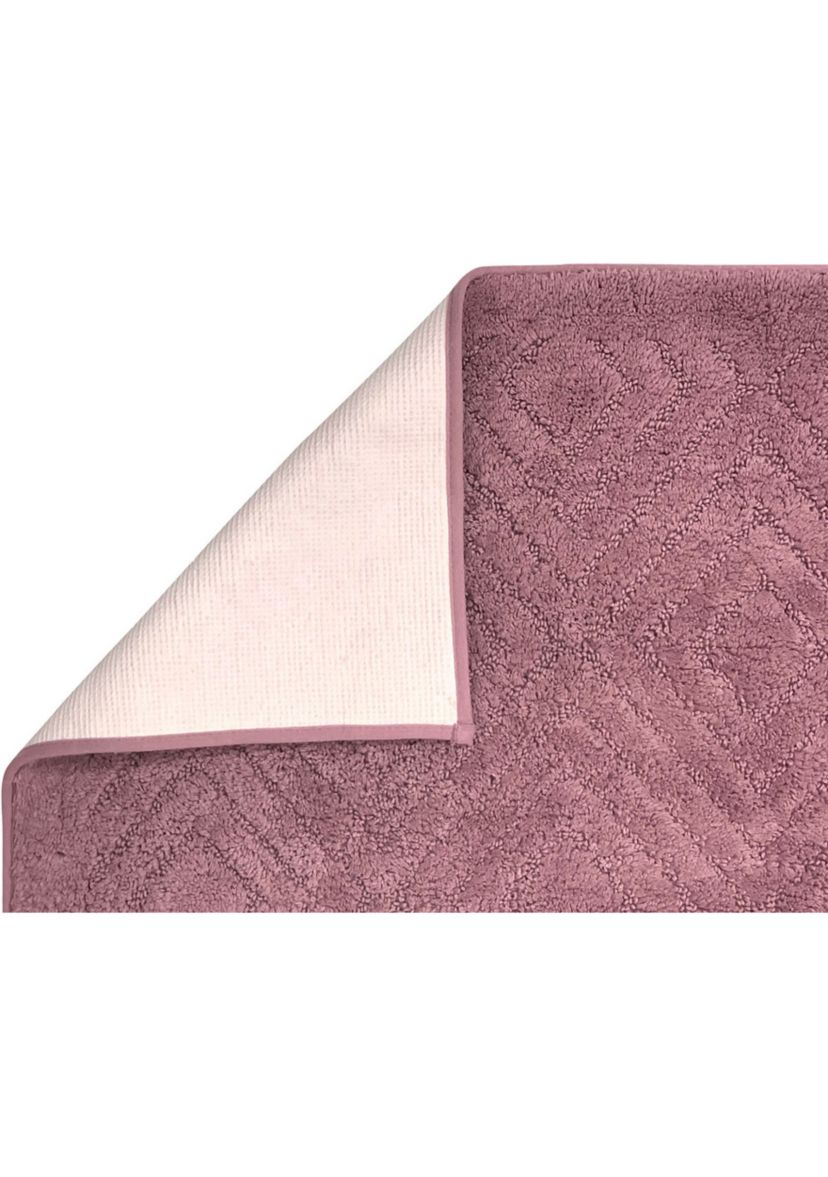 Trier Collection Ultra Soft, Plush and Absorbent Tufted Bath Mat Rug 100% Cotton in Vibrant Colors, 2 Piece Set