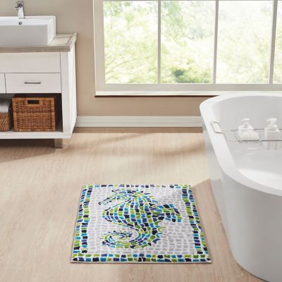 Better Trends Hugo Collection 100% Cotton Bath Rug, Gray