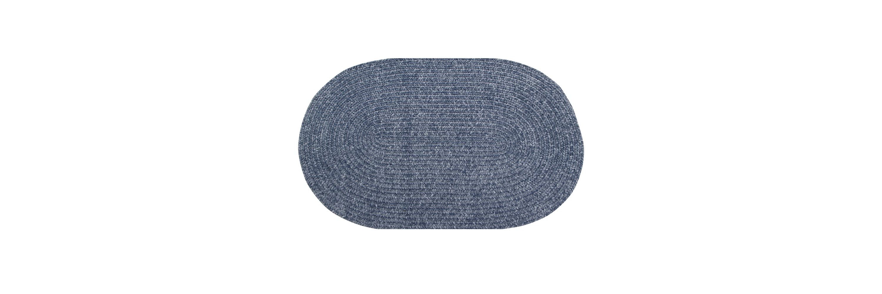 Better Trends Chenille Solid Collection 100% Polyester Braided Rug