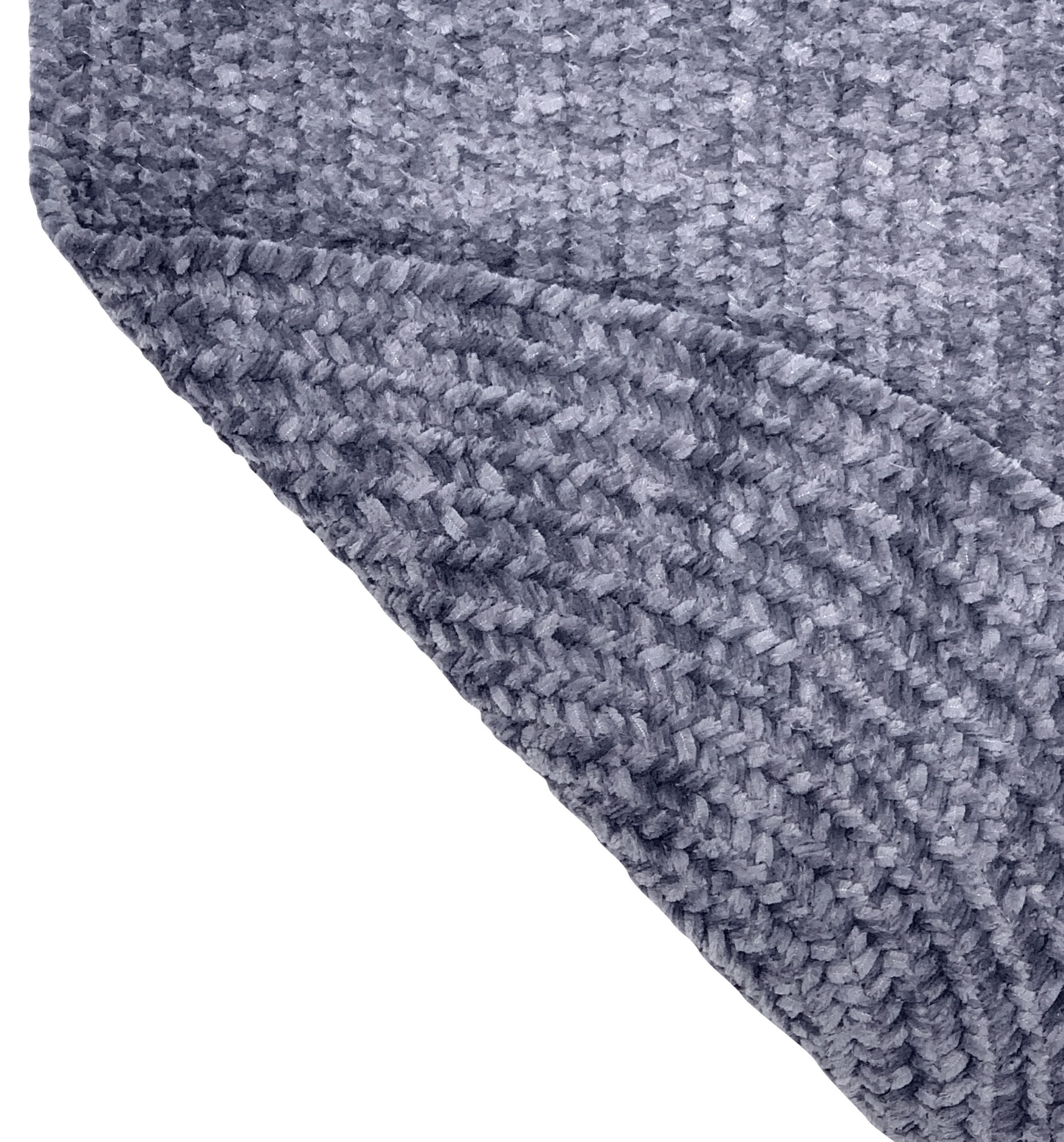 Better Trends Chenille Solid Collection 100% Polyester Braided Rug