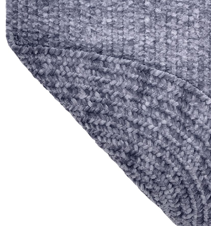 Better Trends Chenille Solid Collection 100% Polyester Braided Rug