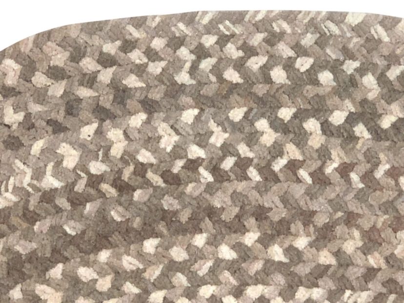 Better Trends Ombre Chenille Collection 100% Cotton Braided Rug