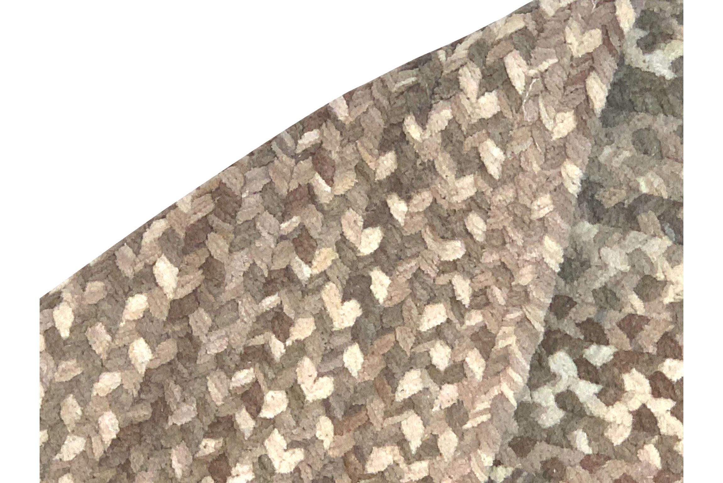 Better Trends Ombre Chenille Collection 100% Cotton Braided Rug
