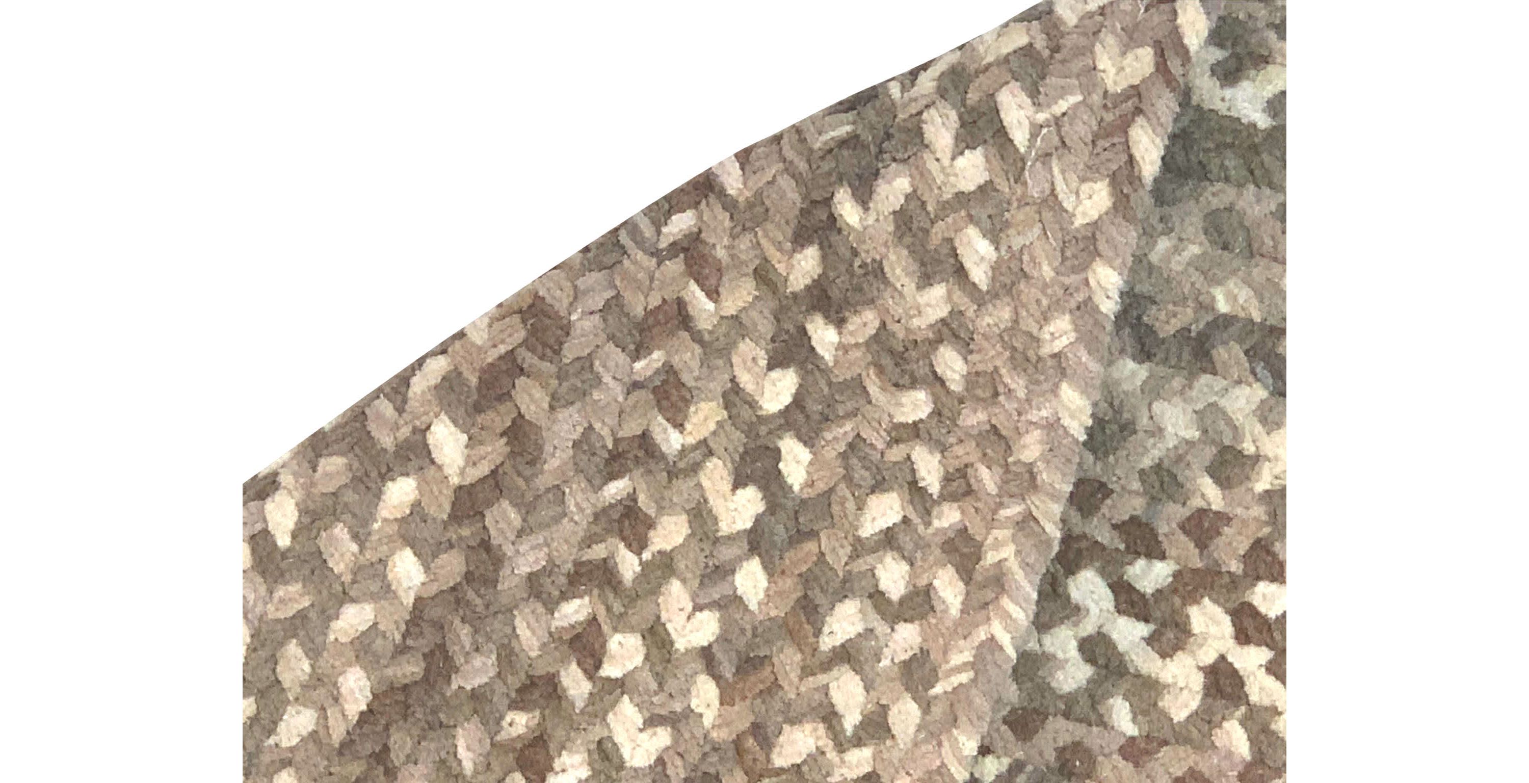 Better Trends Ombre Chenille Collection 100% Cotton Braided Rug