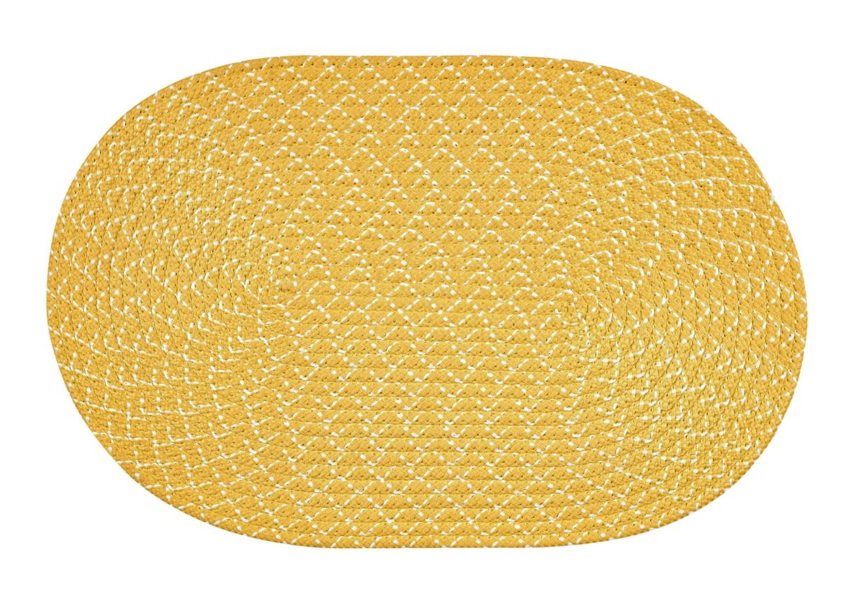 Better Trends Sunsplash Collection 100% Polypropylene Braided Rug