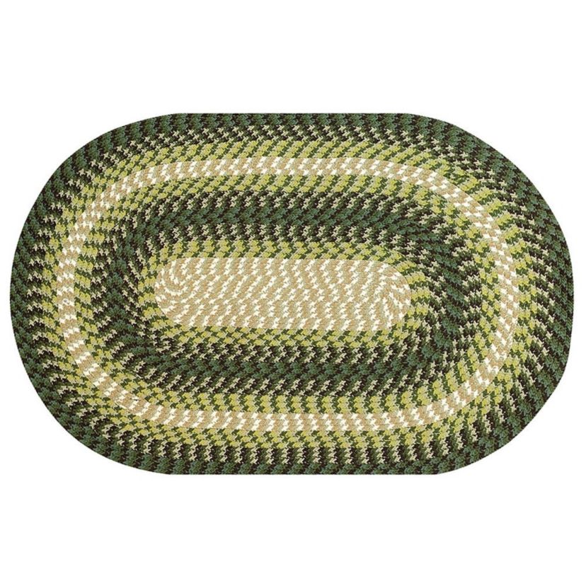 Better Trends Heritage Collection 100% Polypropylene Braided Rug