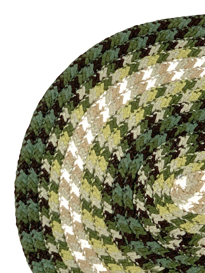 Better Trends Heritage Collection 100% Polypropylene Braided Rug