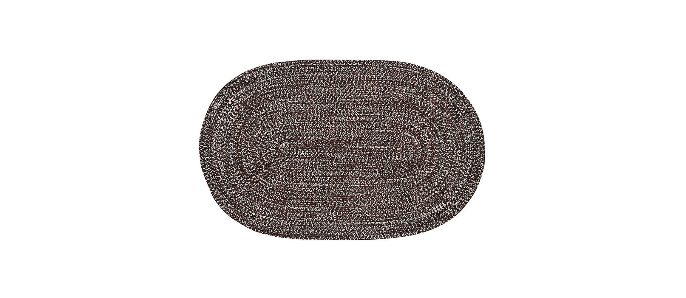 Better Trends Chenille Tweed Collection 100% Polyester Braided Rug