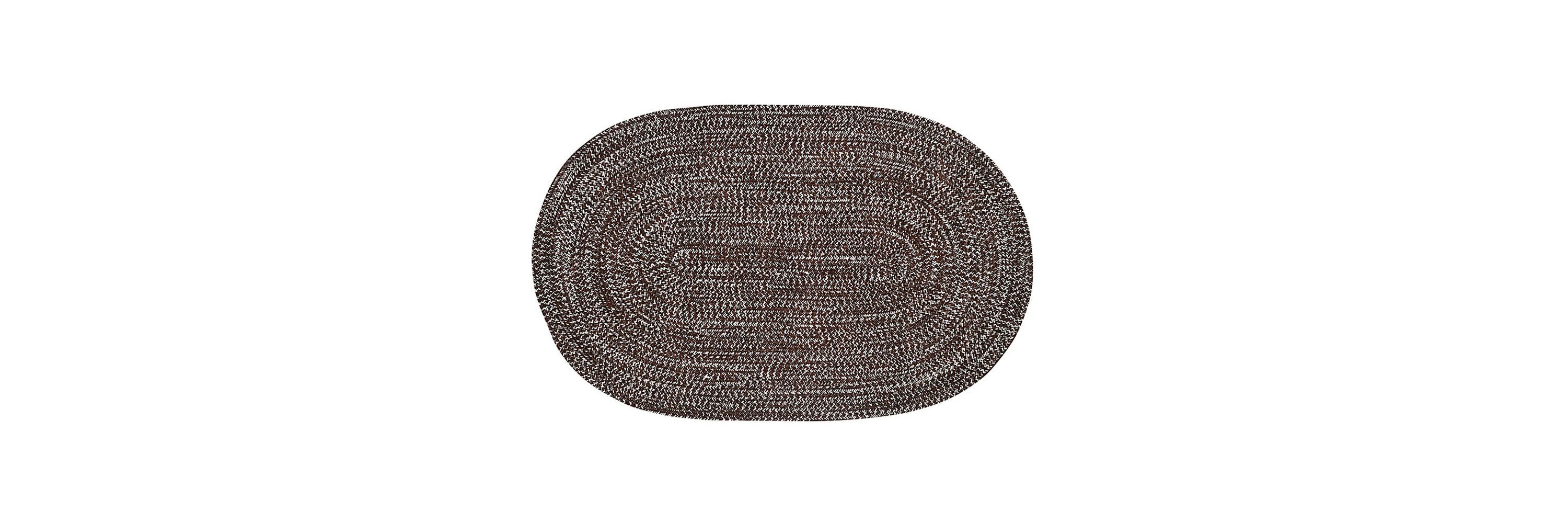 Better Trends Chenille Tweed Collection 100% Polyester Braided Rug