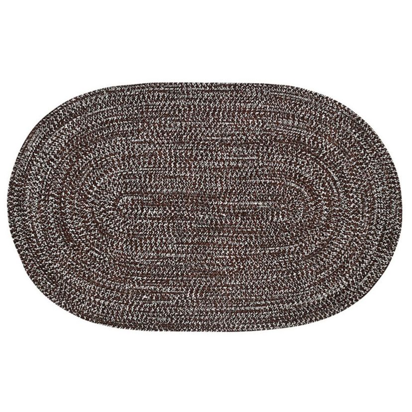 Better Trends Chenille Tweed Collection 100% Polyester Braided Rug