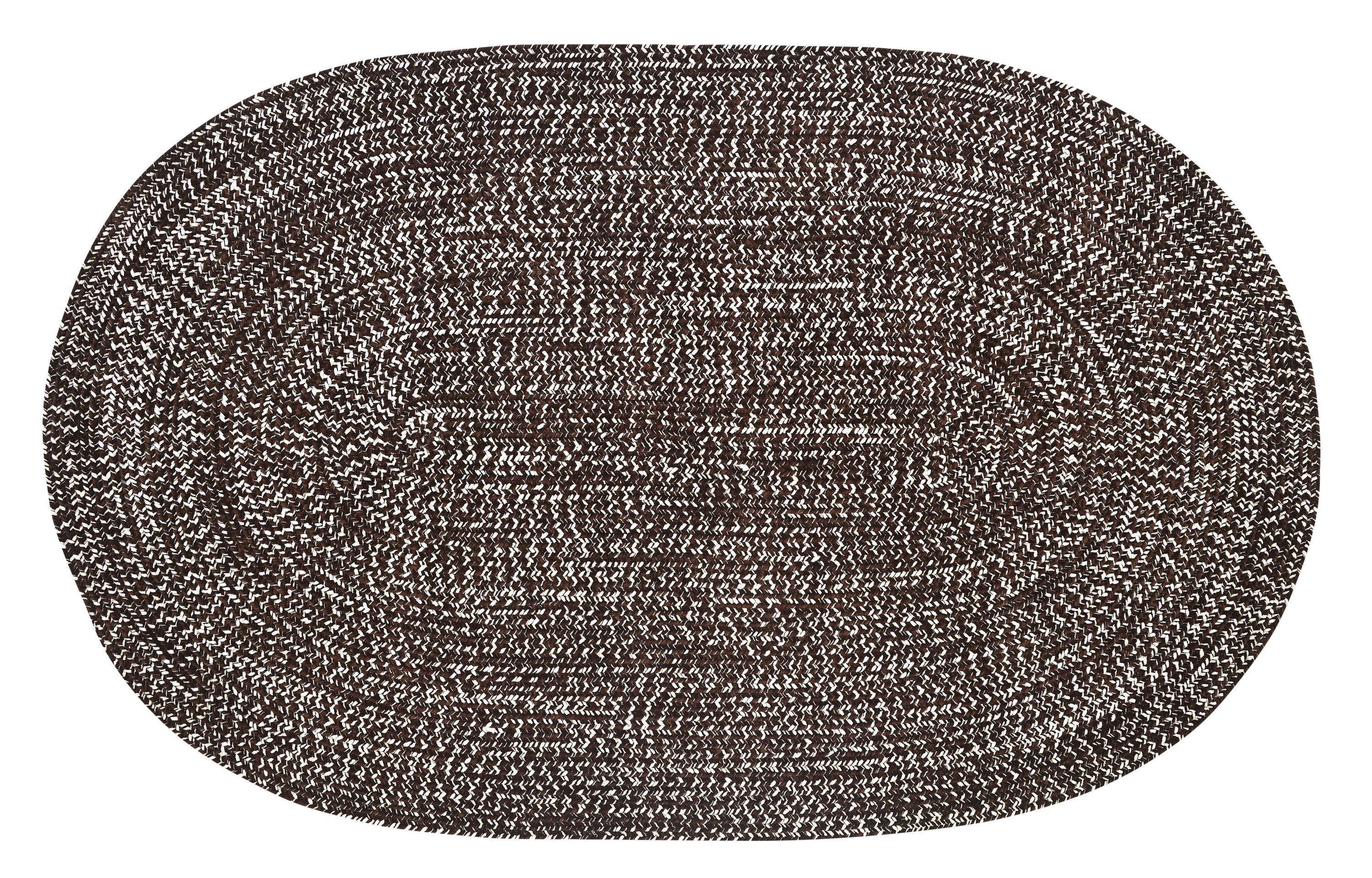 Better Trends Chenille Tweed Collection 100% Polyester Braided Rug