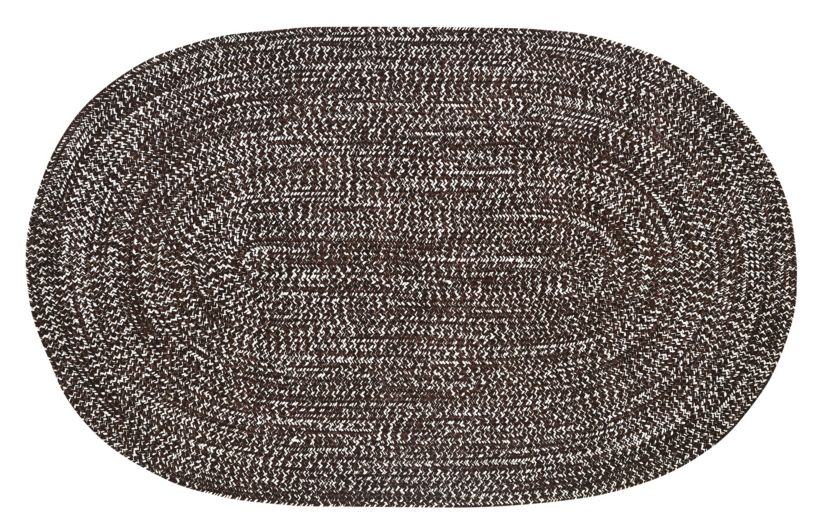 Better Trends Chenille Tweed Collection 100% Polyester Braided Rug