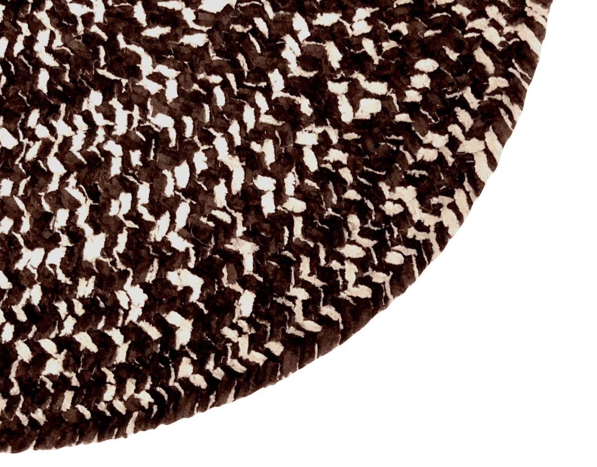 Better Trends Chenille Tweed Collection 100% Polyester Braided Rug