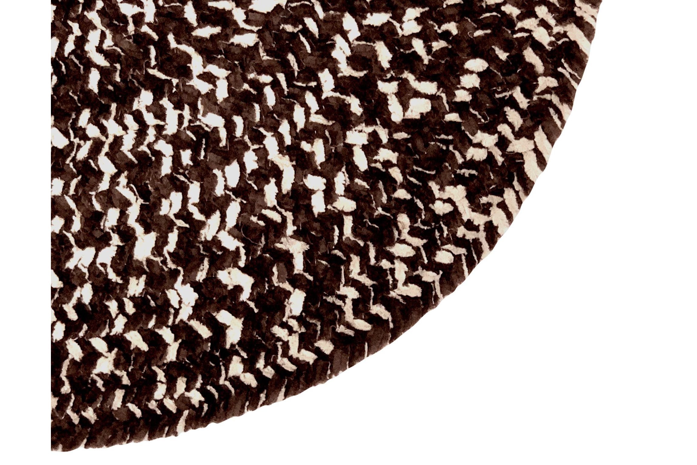 Better Trends Chenille Tweed Collection 100% Polyester Braided Rug
