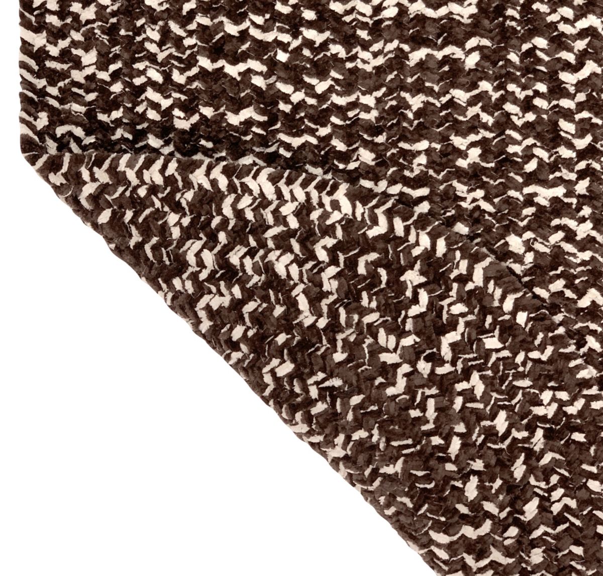 Better Trends Chenille Tweed Collection 100% Polyester Braided Rug