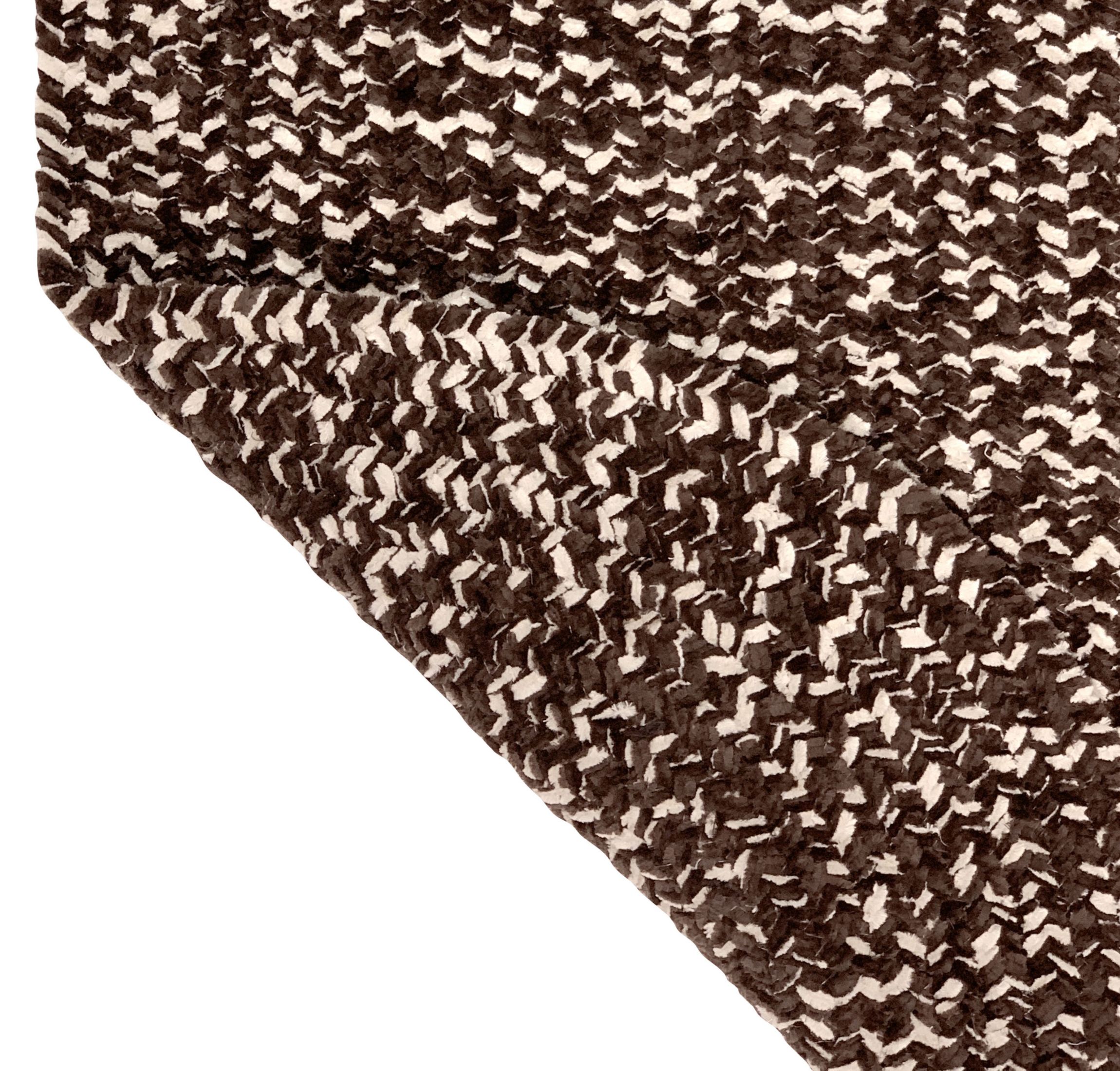 Better Trends Chenille Tweed Collection 100% Polyester Braided Rug
