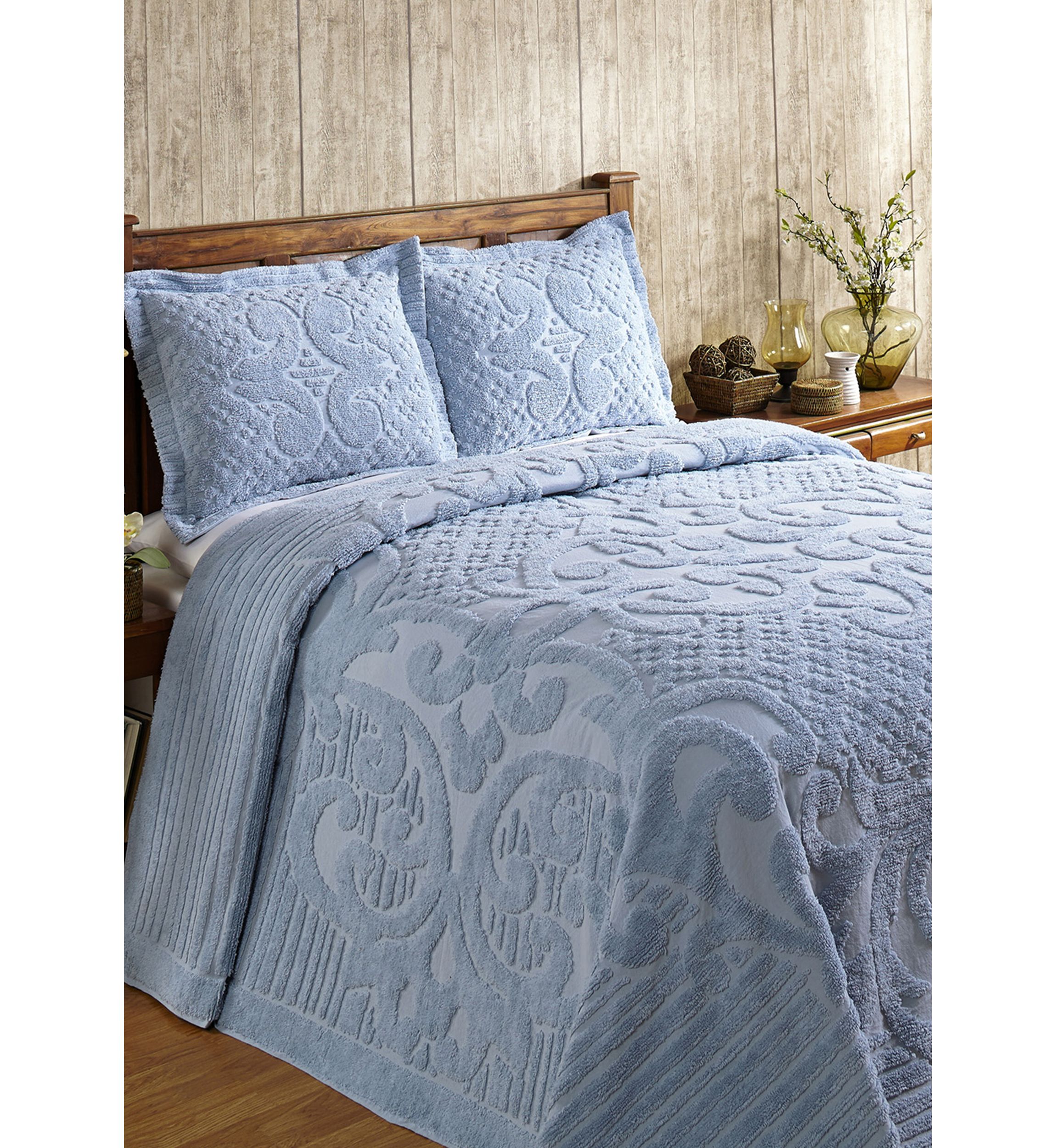 Ashton 100 Percent Cotton Chenille Bedspread