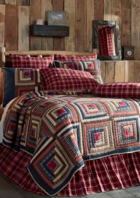 Ashton & Willow Blue Rustic & Lodge Bedding Harvey Cabin Cotton ...