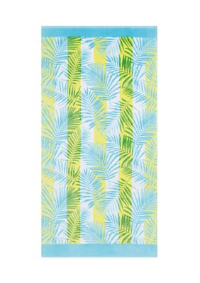 Tommy Bahama Blossoms & Stripe Beach Towels - Set of 2