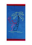  Flamingo Beach Towel
