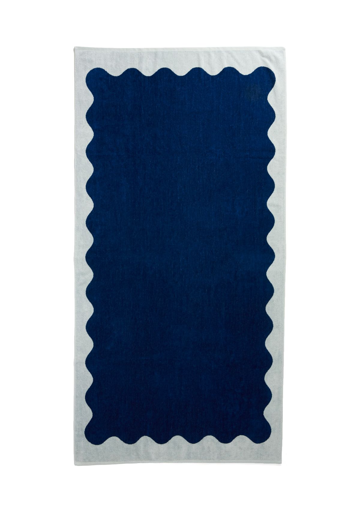 Scallop Two-Tone Beach/Pool Towel