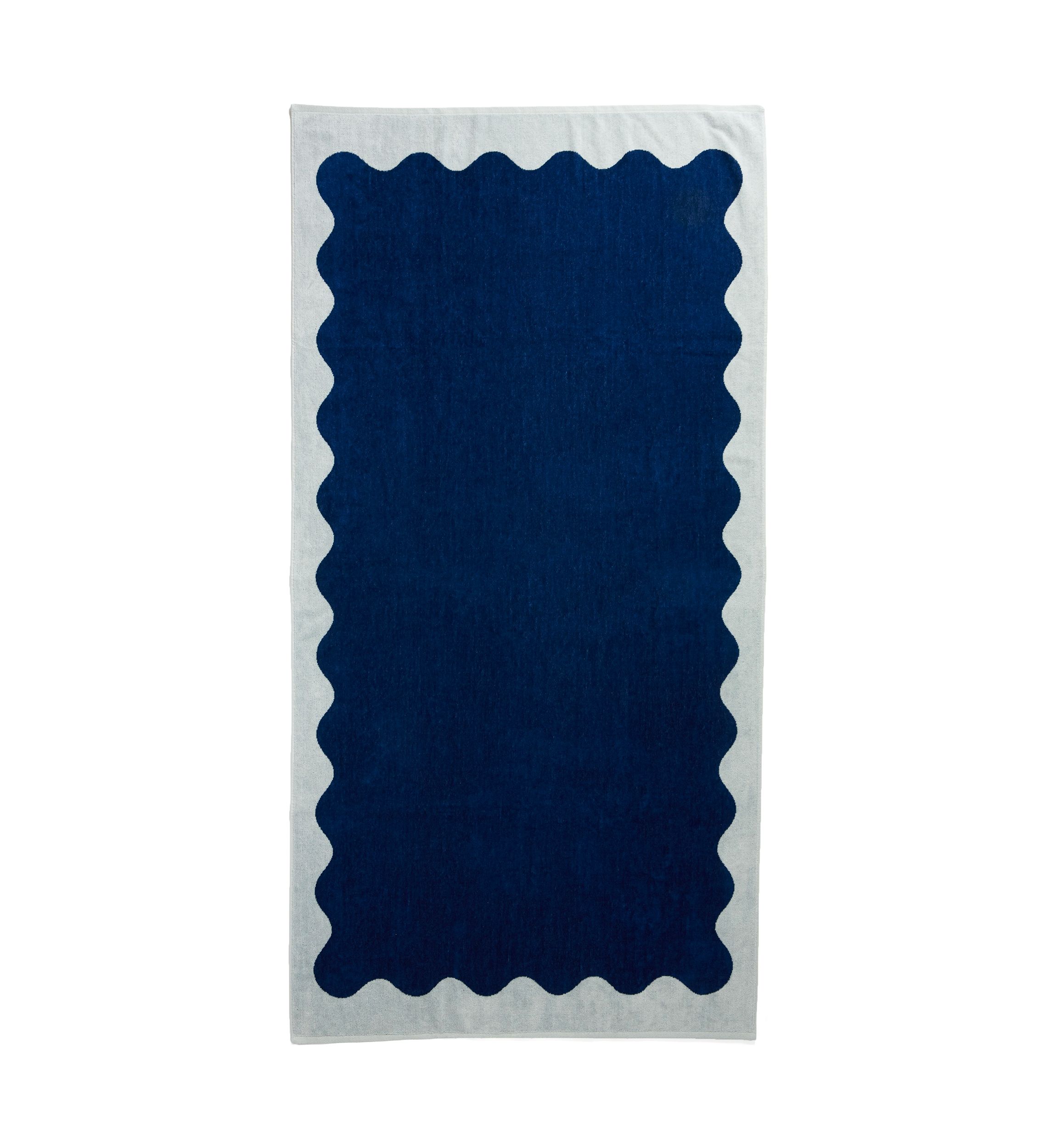 Scallop Two-Tone Beach/Pool Towel