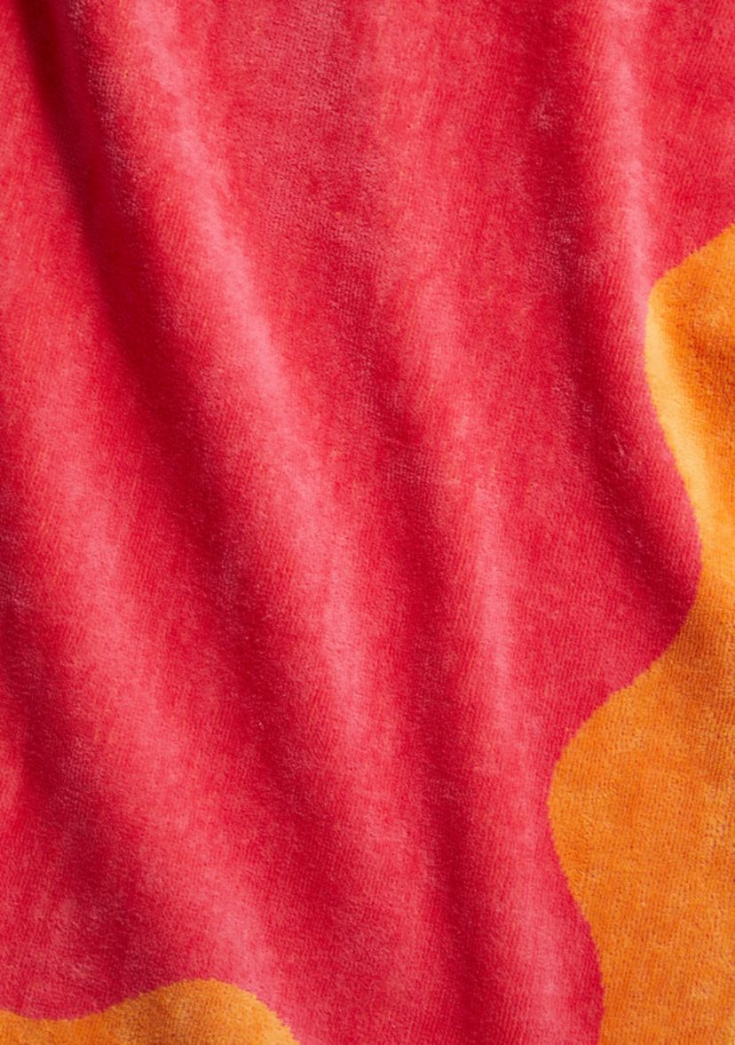 Scallop Two-Tone Beach/Pool Towel