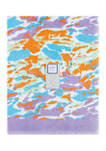 Cabana Watercolor Beach Towel