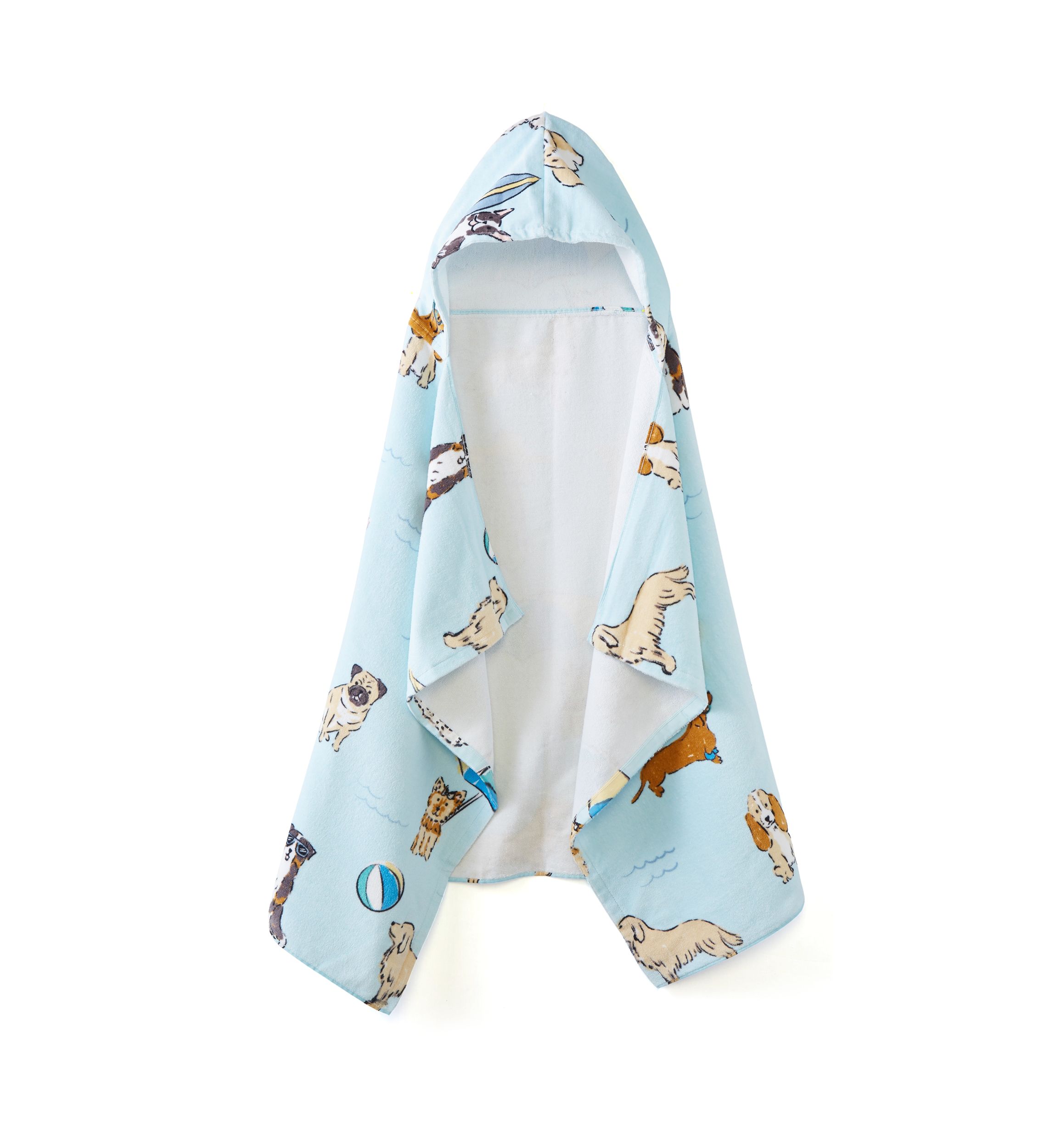Beach Dogs Hooded Towel