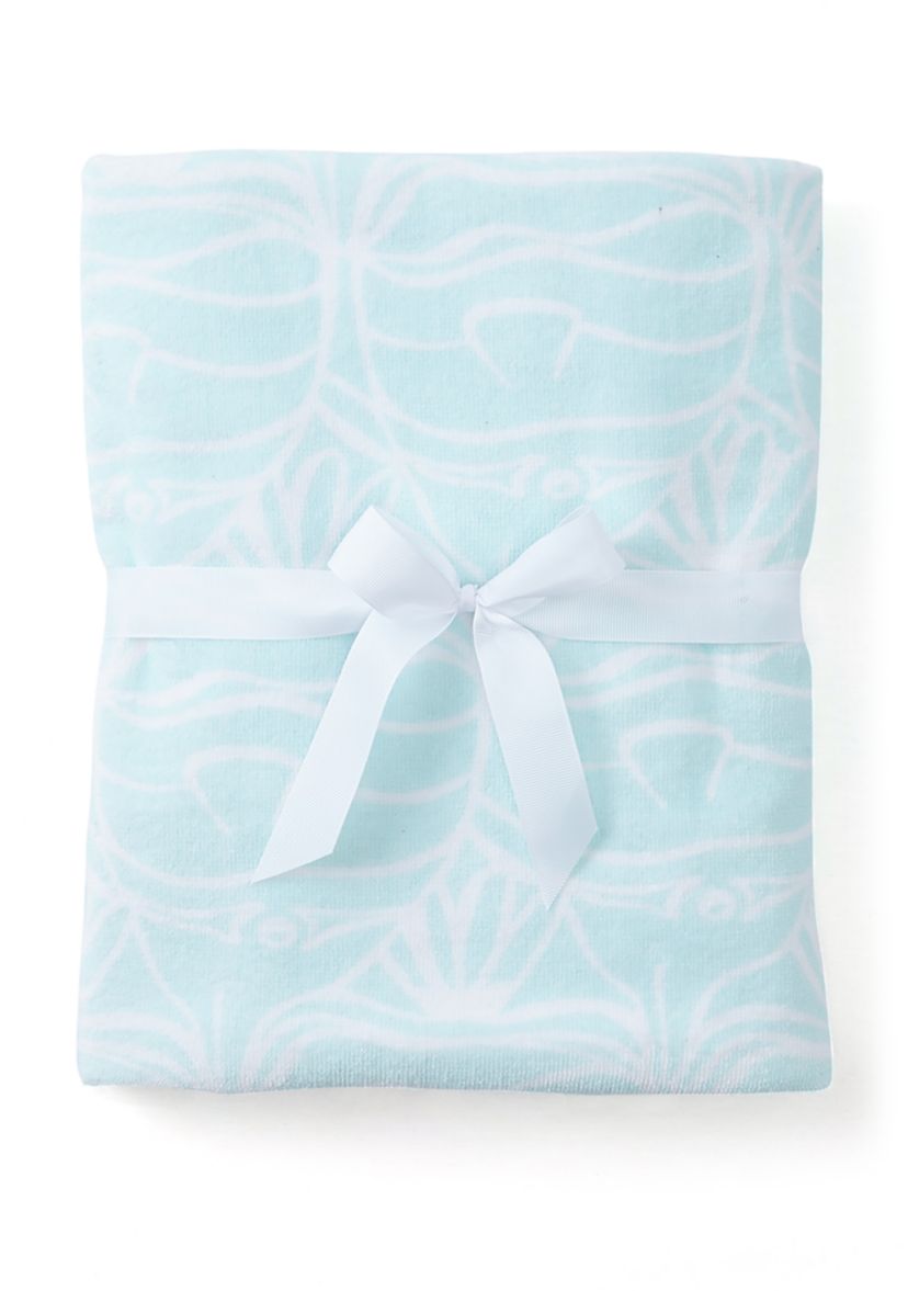 Kids Hooded Aqua Towel