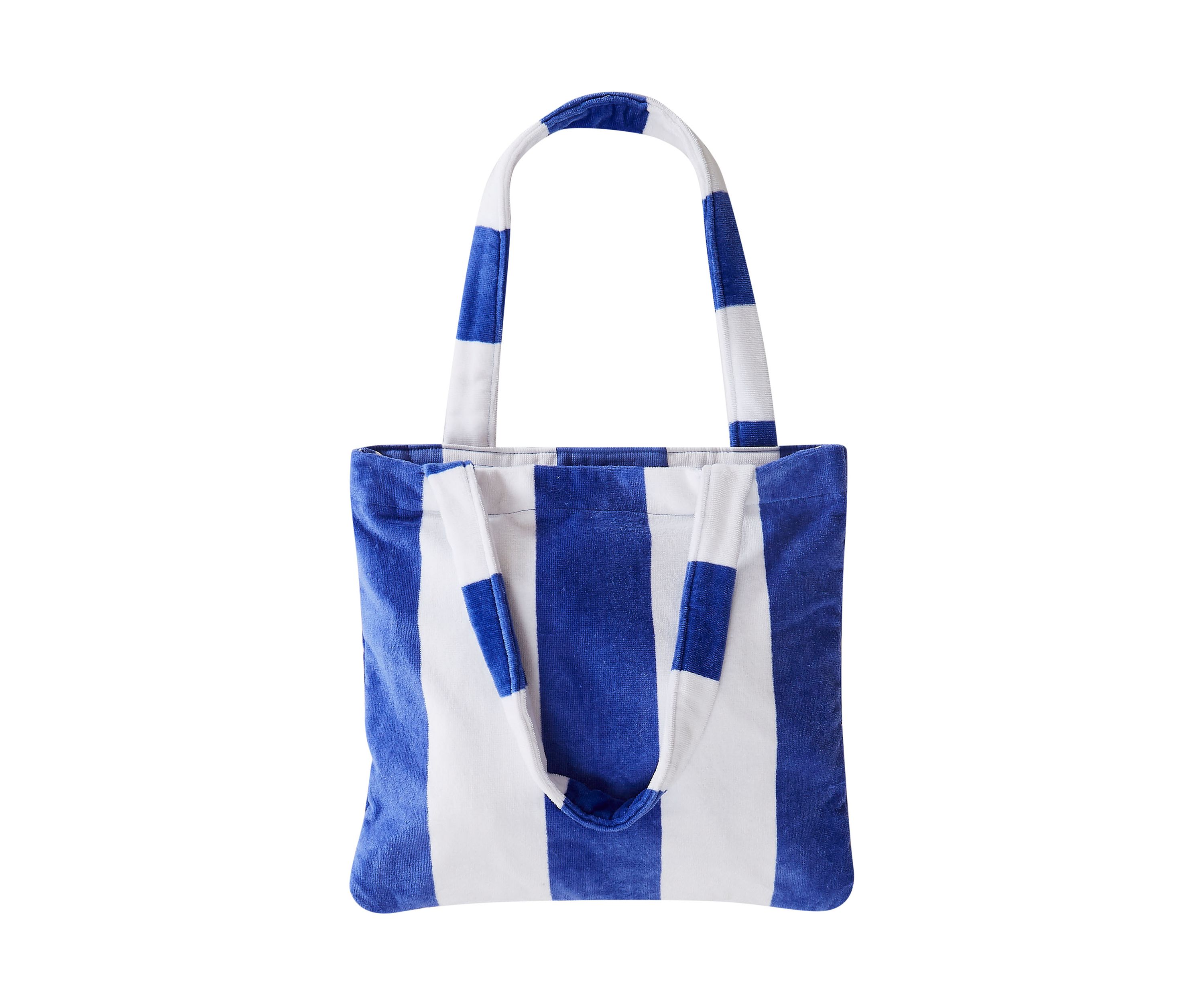 Blue Beach Towel Tote