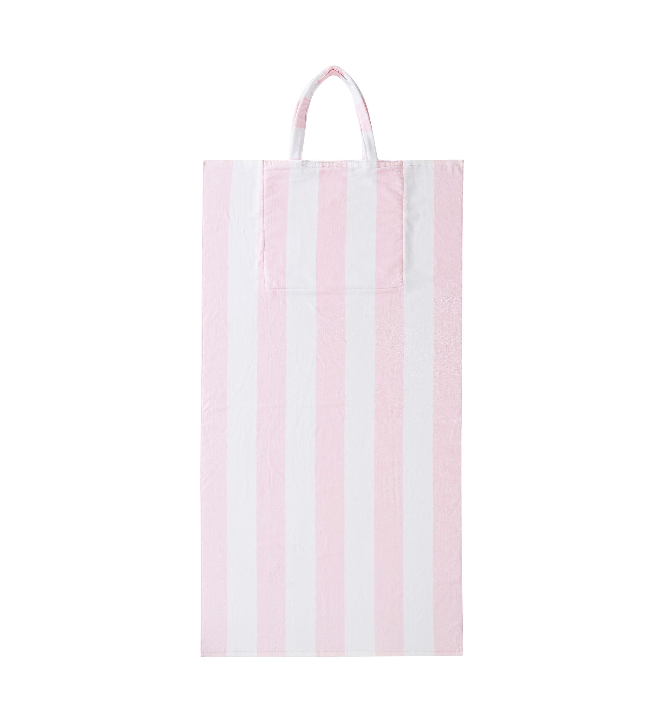 Pink Beach Towel Tote