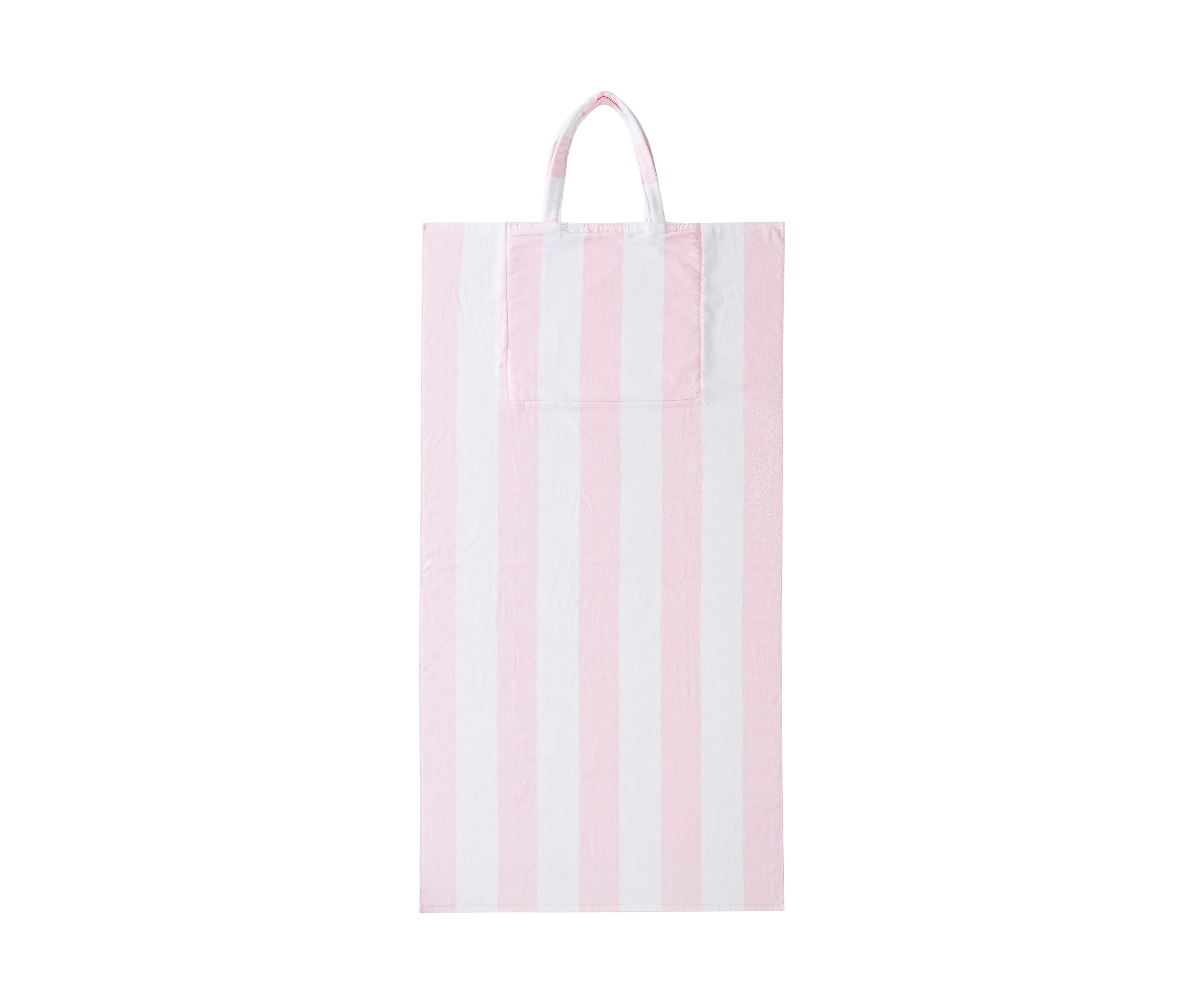 Pink Beach Towel Tote