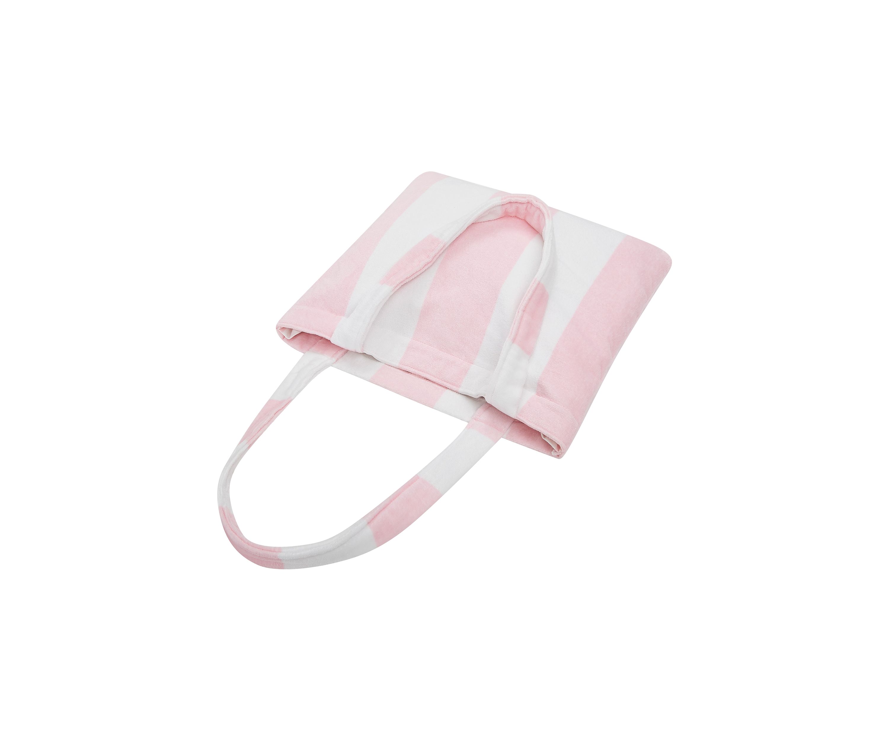 Pink Beach Towel Tote