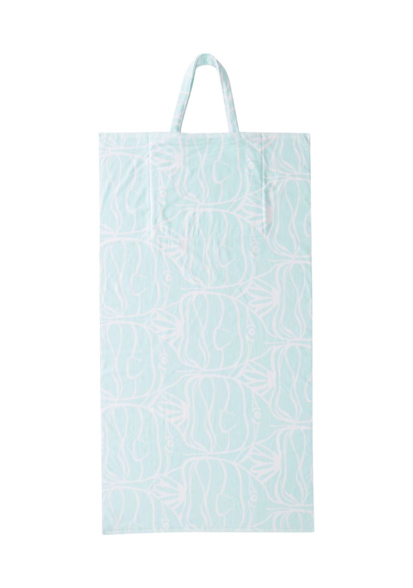 Turquoise Beach Towel Tote