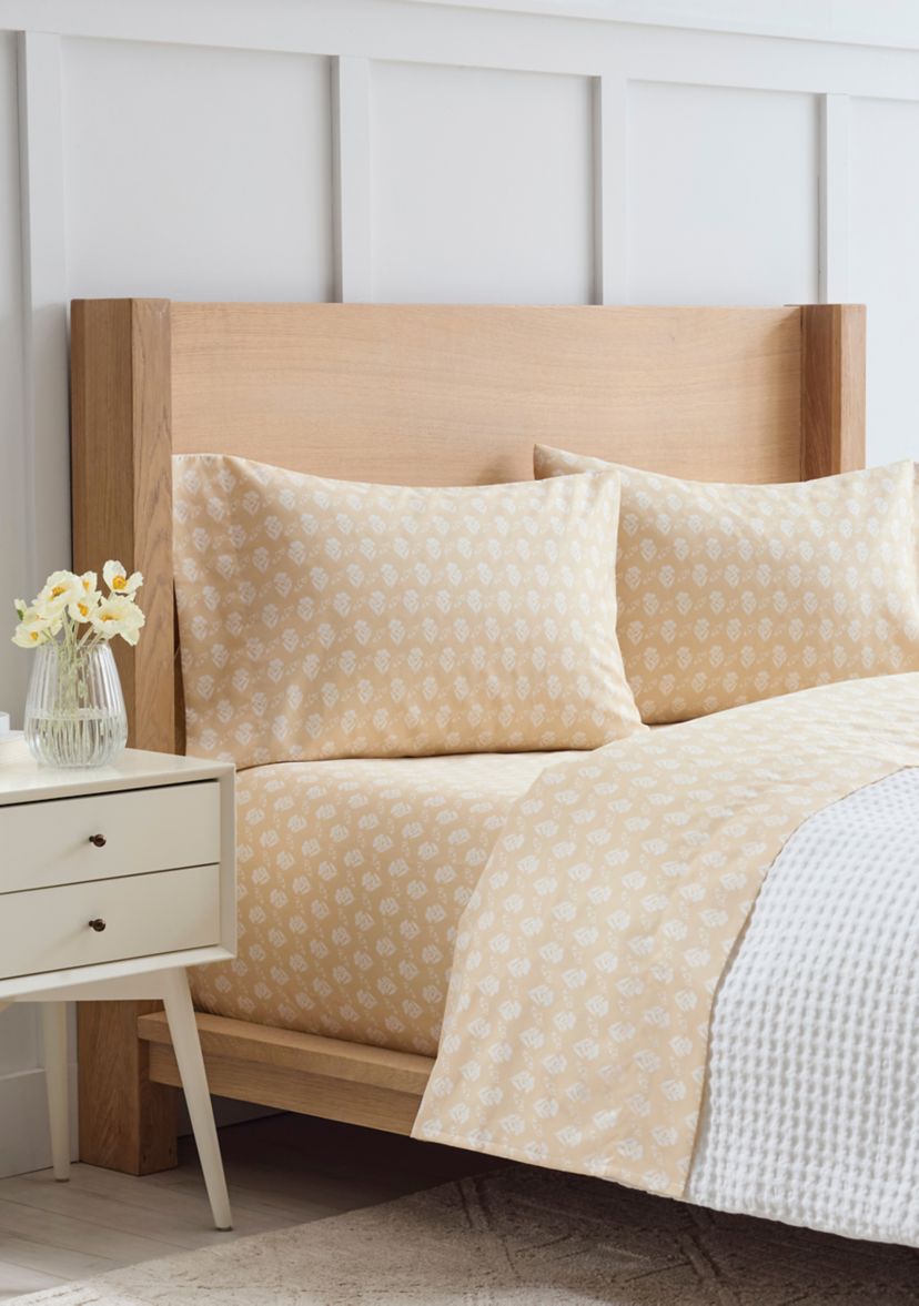 Performance 400 Thread Count Floral Sheet Set
