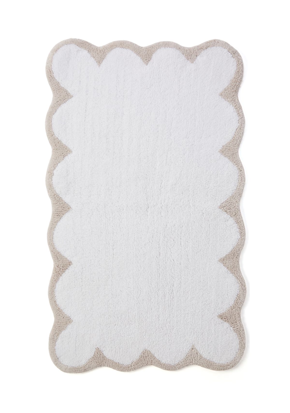 Scalloped Bath Rug